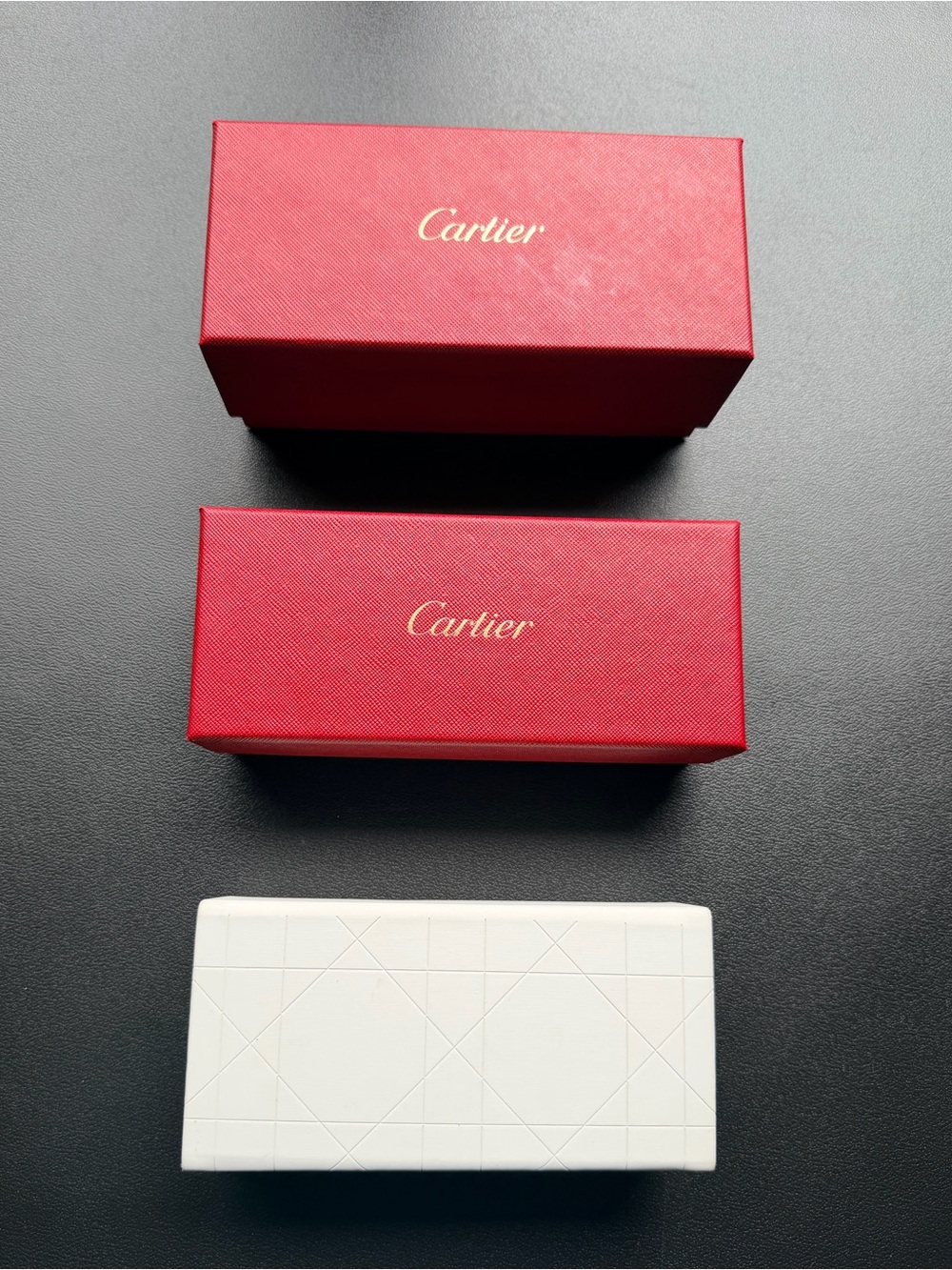Cartier & Dior Eyewear Boxes
